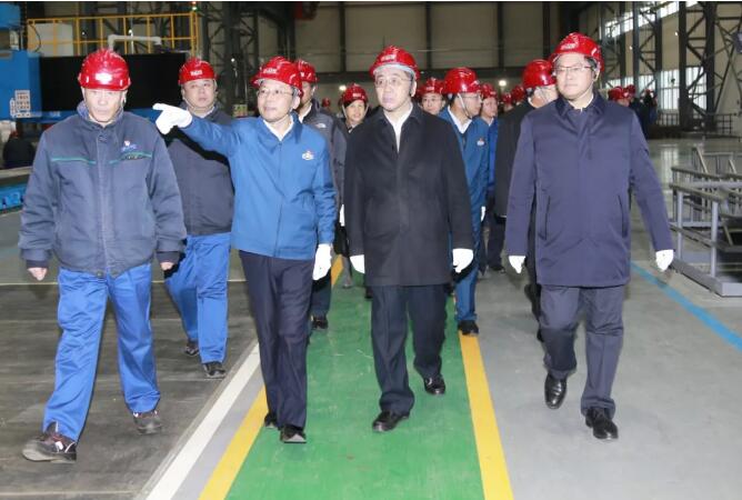 雷凡培、楊金成到渤船集團(tuán)調(diào)研
